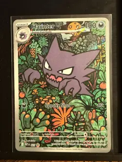 Haunter MEP 027 Black Star Promo Illustration Rare Pokemon Card NM/M - Image 1