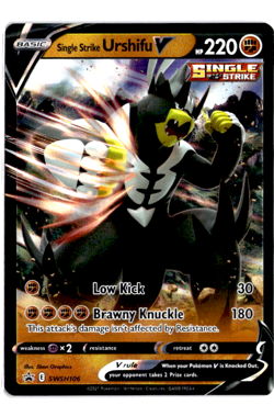 Single Strike Urshifu V #SWSH106 Pokemon Promo - Image 1