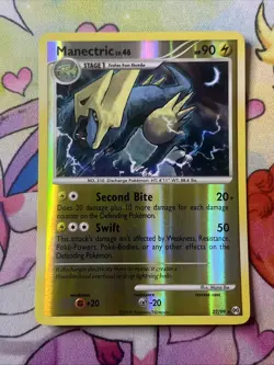 Manectric 22/99 Reverse Holo Rare Platinum Arceus Set Pokemon Card NM - Image 1