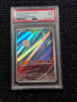 2023 Pokemon Scarlet Violet - Tarountula Illustration Rare PSA 9 - Image 1
