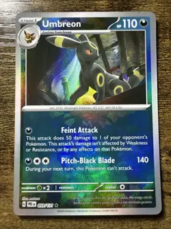 Umbreon 059/131 Master Ball Pattern, Prismatic Evolutions, Pokemon TCG, NM - Image 1