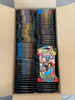 Pokemon Mega Evolutions ME01 Sleeved Factory Sealed Case (144 PACKS) BRAND NEW! - Image 1