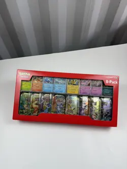 Prismatic Evolutions Mini Tin Costco Bundle X8 Tins - Image 1