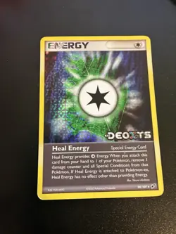 Heal Energy Pokemon TCG EX Deoxys Reverse Holo Stamped Card - Image 1