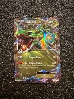 Pokemon TCG Rayquaza EX XY73 XY Black Star Promo - Image 1