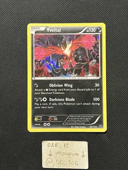 Pokemon XY Steam Siege - Yveltal - 65/114 - Holo Rare - NM/VLP - Image 1