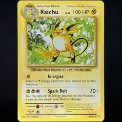 Pokemon TCG XY Evolutions Raichu Non Holo Rare Deck Exclusives 36/108 NM - Image 1