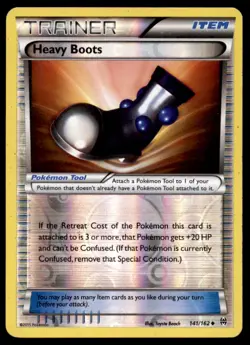 Heavy Boots 141/162 Uncommon BREAKthrough Pokemon Reverse Holo Moderately Played - Image 1