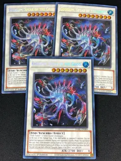 YUGIOH GUOGLIM SPEAR OF THE GHOTI DABL-EN089 1ST SECRET X3 (NM) - Image 1