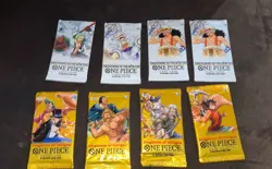 8 One Piece (HEAVY) Sealed Booster Pack Lot Of 4 Awakening Of The New Era OP-04 - Image 1