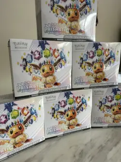 6X Pokemon TCG S&V Prismatic Evolutions Elite Trainer Box ETB ⚡ FACTORY SEALED - Image 2
