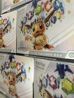 6X Pokemon TCG S&V Prismatic Evolutions Elite Trainer Box ETB ⚡ FACTORY SEALED - Image 3