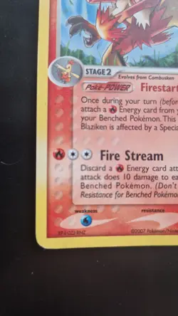 Pokemon TCG: Blaziken 5/108 - EX Power Keepers - Stamped Reverse Holo (2007) - Image 4