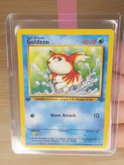 Pokemon Card - Goldeen 53/64 - 1st Edition Jungle Set WOTC - Uncommon - Exc - Image 3