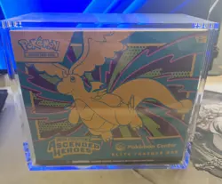 Ascended Heroes Pokemon Center ETB (Factory Sealed) + Hard Acrylic Magnetic Case - Image 1