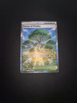Forest of Vitality 109/088 Ultra Rare Full Art Perfect Order Pokemon Card TCG - Image 1