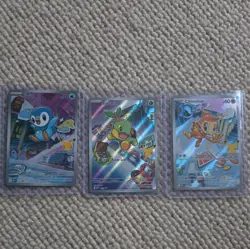Pokemon TCG First Partner Illustration Collection Series 1 Gen 4 Sinnoh Starters - Image 1