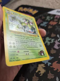 Erika's Venusaur Pokemon TCG Card 4/132 Gym Challenge Holo Rare With Swirl MP - Image 5