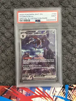 Pokemon TCG Hydreigon EX Special Illustration Rare White Flare PSA 9 169/86 - Image 1