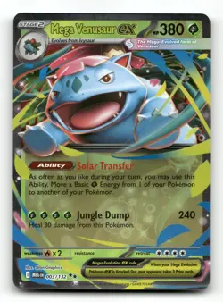 Mega Venusaur ex 003/132 - Mega Evolution - Pokemon Card NM/M - Image 1