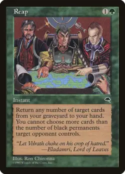 Reap 247 Uncommon Tempest Magic: The Gathering Lightly Played - Image 1