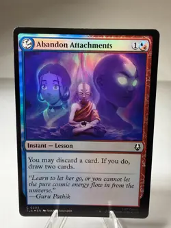 Abandon Attachments 205 Foil MTG Avatar: The Last Airbender - Image 1
