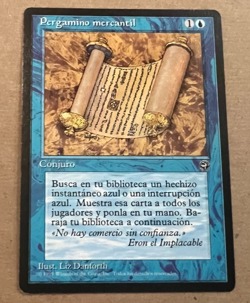 Merchant Scroll (Spanish Language)- Homelands -MTG - Magic the Gathering - Image 2