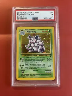 Pokemon TCG Nidoking Base Set 2 Holo Rare - Image 1