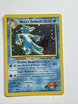 Pokemon TCG Misty's Golduck Gym Challenge 12 /132 Holo 1st Edition Holo Rare - Image 1