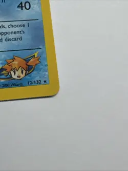 Pokemon TCG Misty's Golduck Gym Challenge 12 /132 Holo 1st Edition Holo Rare - Image 5