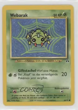 Spinarak German Pokemon Neo Discovery #64 2001 - Image 1