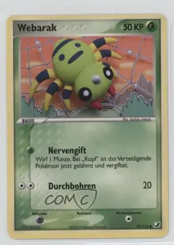 Spinarak German Pokemon EX Unseen Forces #75 2005 - Image 1