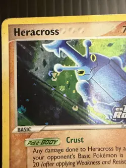 Heracross 43/109 Reverse Holo Team Rocket Returns Stamped Pokemon Card HP - Image 2
