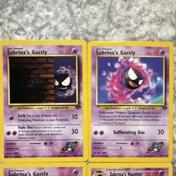 Pokemon TCG Gym Challenge 4 Card Lot - Sabrina's Gastly, Haunter - Image 2