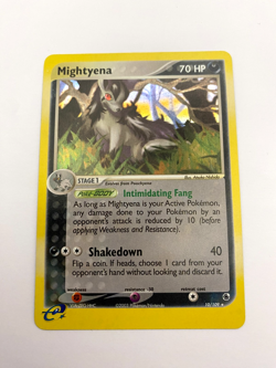 Pokemon Card - Mightyena 10/109 EX Ruby & Sapphire *EX* Rare Holo - Image 1
