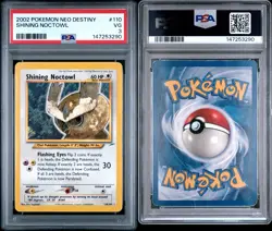 2002 Pokemon Neo Destiny Shining Noctowl 110/105 PSA 3 - Image 3