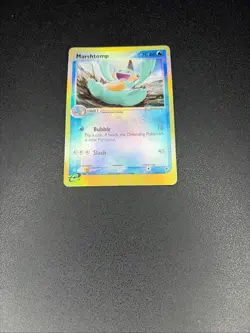 2003 Pokemon Marshtomp 40/109 Pokemon Ruby and Sapphire Reverse Holo HP Creases - Image 2