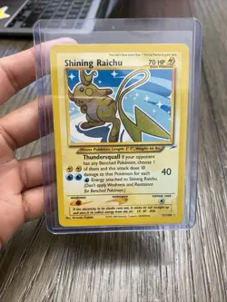 Pokemon Shining Raichu Secret Rare Neo Destiny 111/105 Holo - Image 1