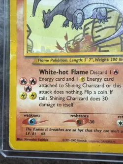 Pokemon TCG Shining Charizard Neo Destiny Holo Card 107/105 Secret Rare HP/D - Image 5