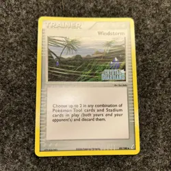 Pokemon TCG Crystal Guardians Windstorm - 85/100 Stamped Reverse Holo Near Mint - Image 1