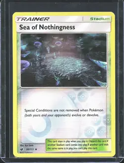 Pokemon TCG Sea of Nothingness 99/111 Crimson Invasion Reverse Holo B-0001 - Image 1