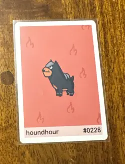 Houndhour (Houndour) #0228 - Gen 2 Pookiemoot Fan Art - Pokemon - Image 1