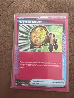 Pokemon TCG Megaton Blower Ace Spec Surging Sparks Card 182/191 - Image 1