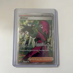 Pokemon TCG - Atticus 133/131 Prismatic Evolutions - Full Art Holo - NM - Image 1