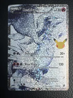 Pokemon TCG Reshiram 113/114 Classic Collection Holo Card - Image 1