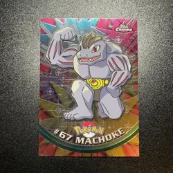 2000 Topps Chrome Pokemon #67 Machoke - Image 1