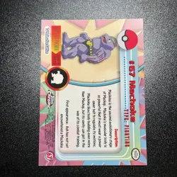 2000 Topps Chrome Pokemon #67 Machoke - Image 4