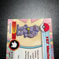 2000 Topps Chrome Pokemon #67 Machoke - Image 5