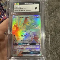 Mewtwo GX 76/73 Pokemon Shining Legends CGC 9 - Image 1