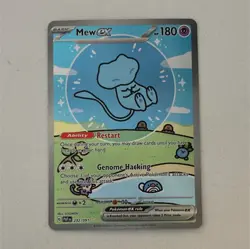 Pokemon Mew ex SV: Paldean Fates Special Illustration Rare Full Art Holo 232/091 - Image 1